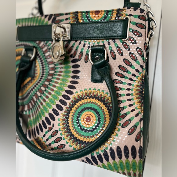 Hananel purse retro satchel multi color vibrant - Picture 5 of 16